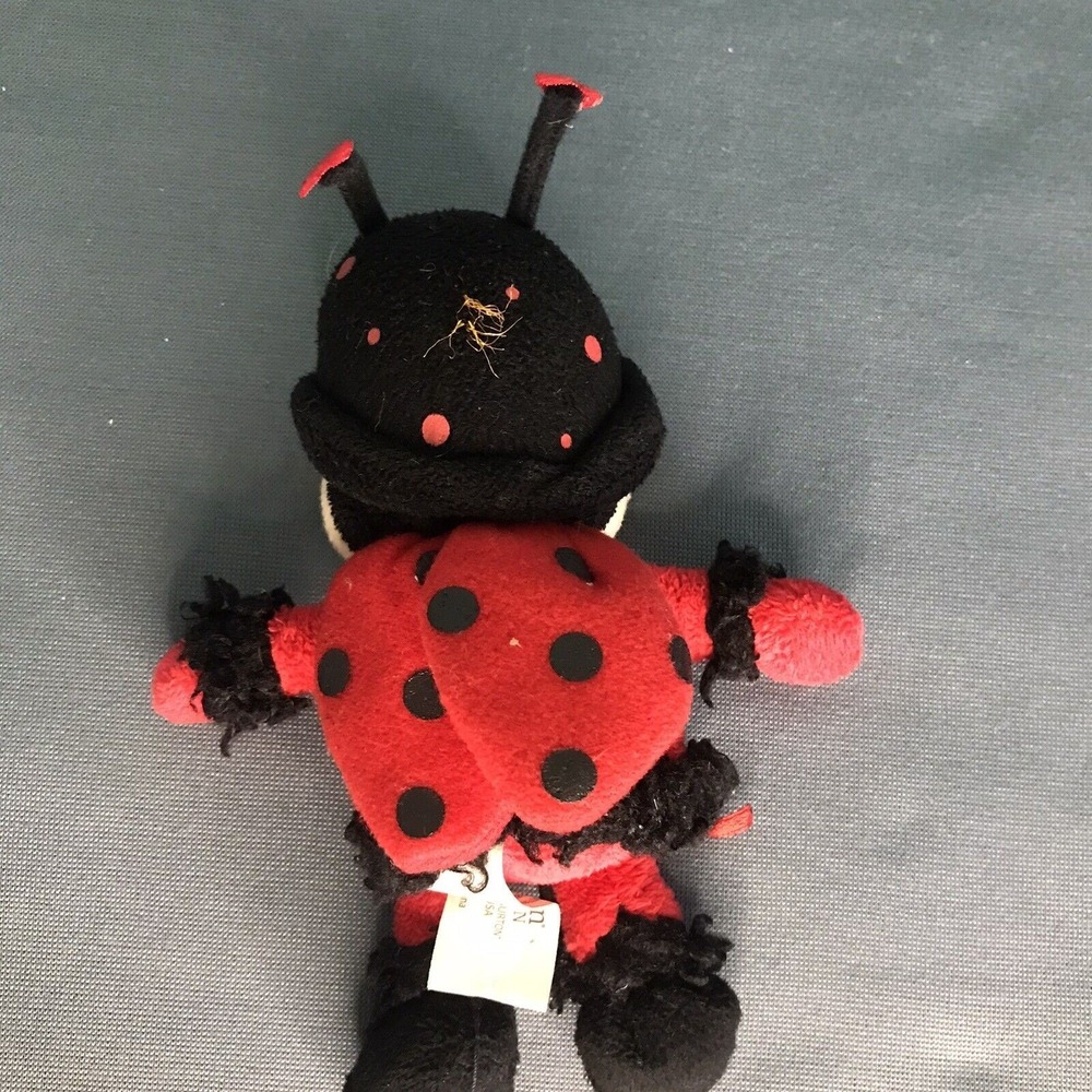 Burton & Burton 2009 7.5" Ladybug Plush Red Black - Picture 3 of 3